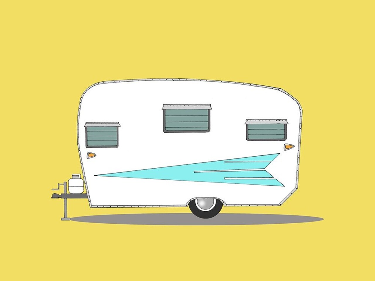 Vintage Roadrunner Poster Print by Annie Bailey Art - Item # VARPDXA511D